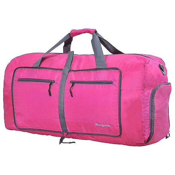 Travel Duffel Bag Large Foldable Waterproof Overnight Bag for Beach Swim Bags - Picture 1 of 7